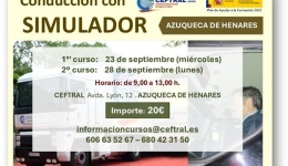 CEFTRAL organiza nuevos cursos de conducción con simulador en Azuqueca de Henares